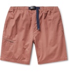 Pilgrim Surf Supply - Salathe Belted Cotton-Twill Climbing Shorts - Pink