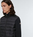 Moncler - Paneled down-padded jacket