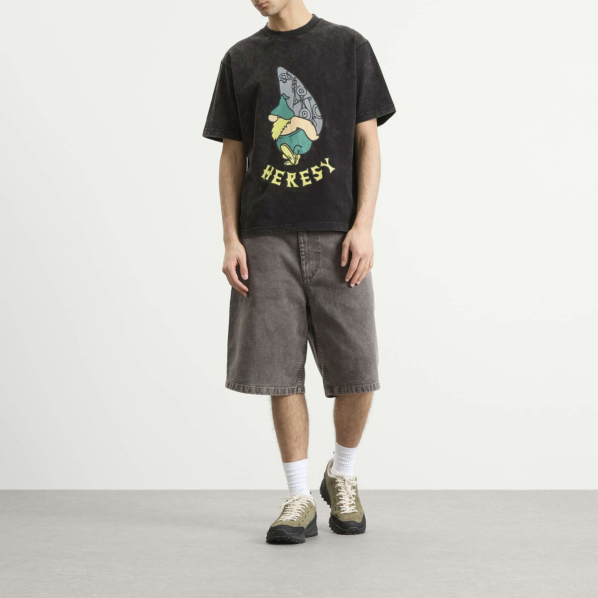 Heresy Men's Obelisk T-Shirt in Ash