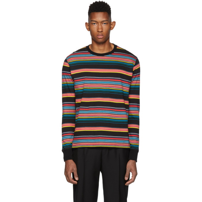 Photo: PS by Paul Smith Multicolor Regular Fit Striped T-Shirt