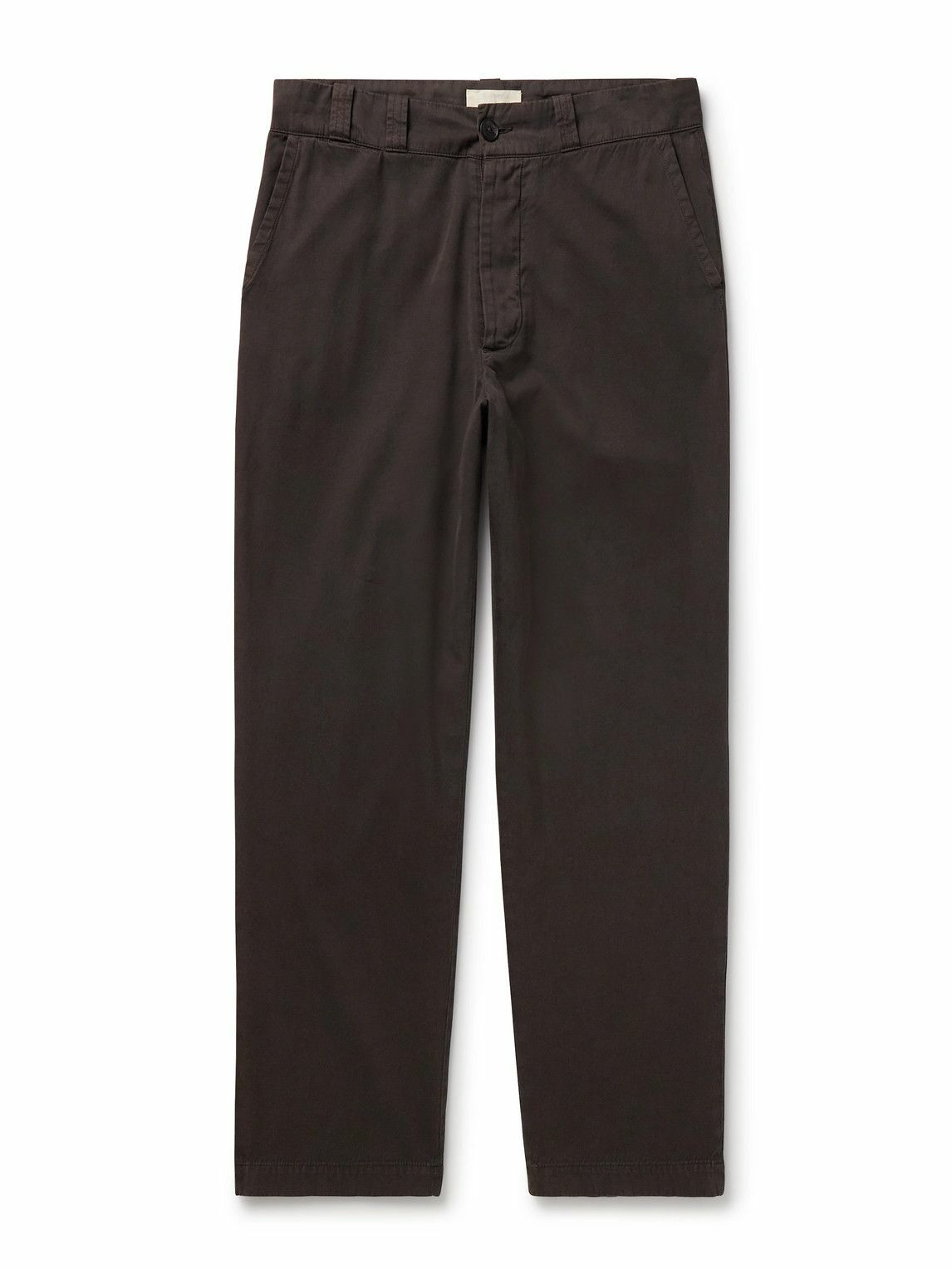 The Row - Mikeno Straight-Leg Pleated Wool Suit Trousers - Brown