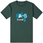 Tired Skateboards Men's Spinal Tap T-Shirt in Forest Green