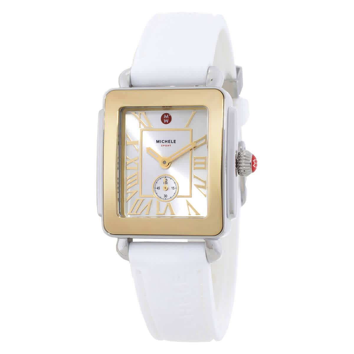 Michele Deco Sport Mid Quartz White Dial Ladies Watch MWW06H000007
