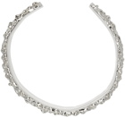 Faris SSENSE Exclusive Silver Roca Cuff Bracelet