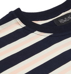 Howlin' - Striped Cotton-Jersey T-Shirt - Navy