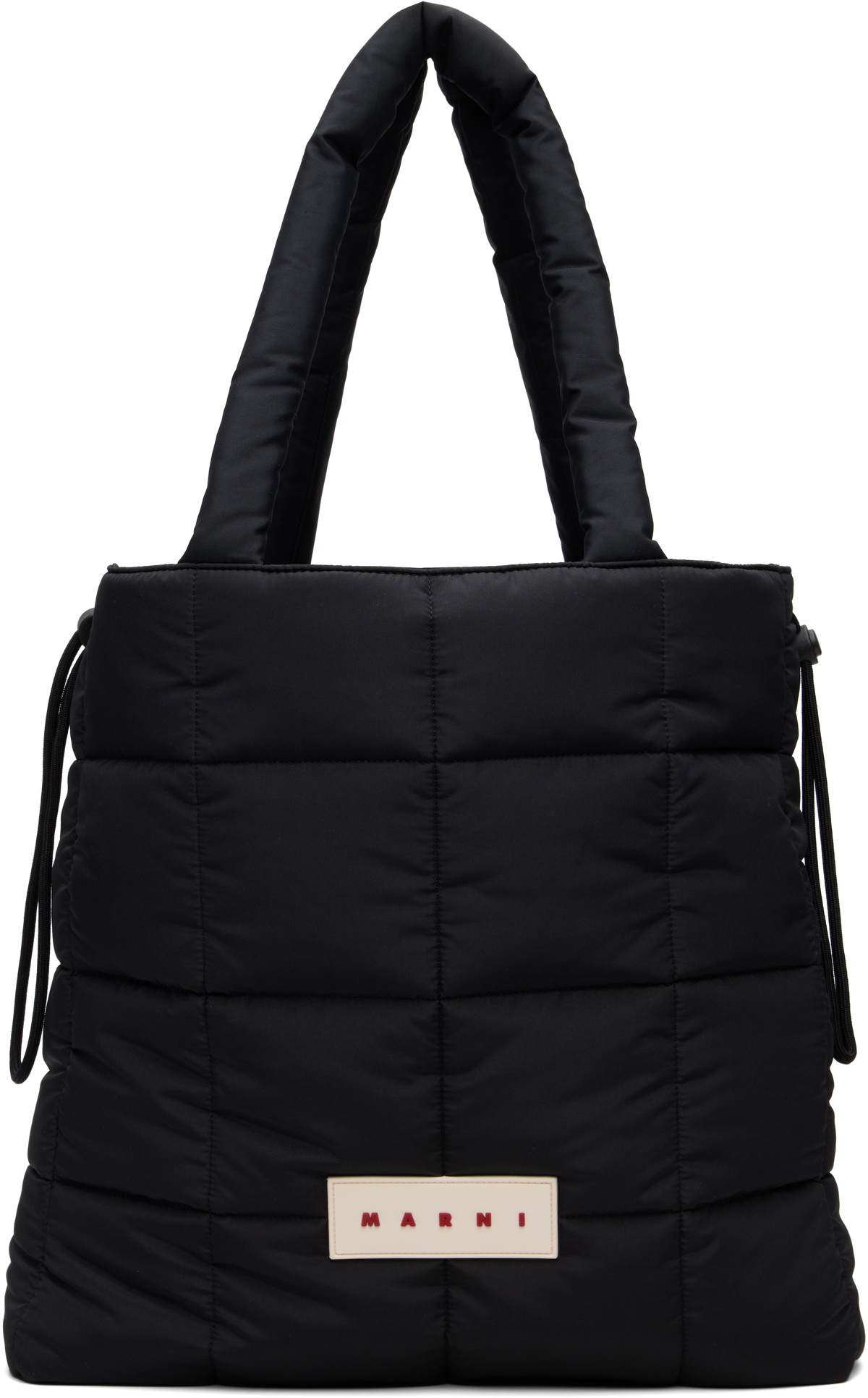 Marni Black Quilted Tote