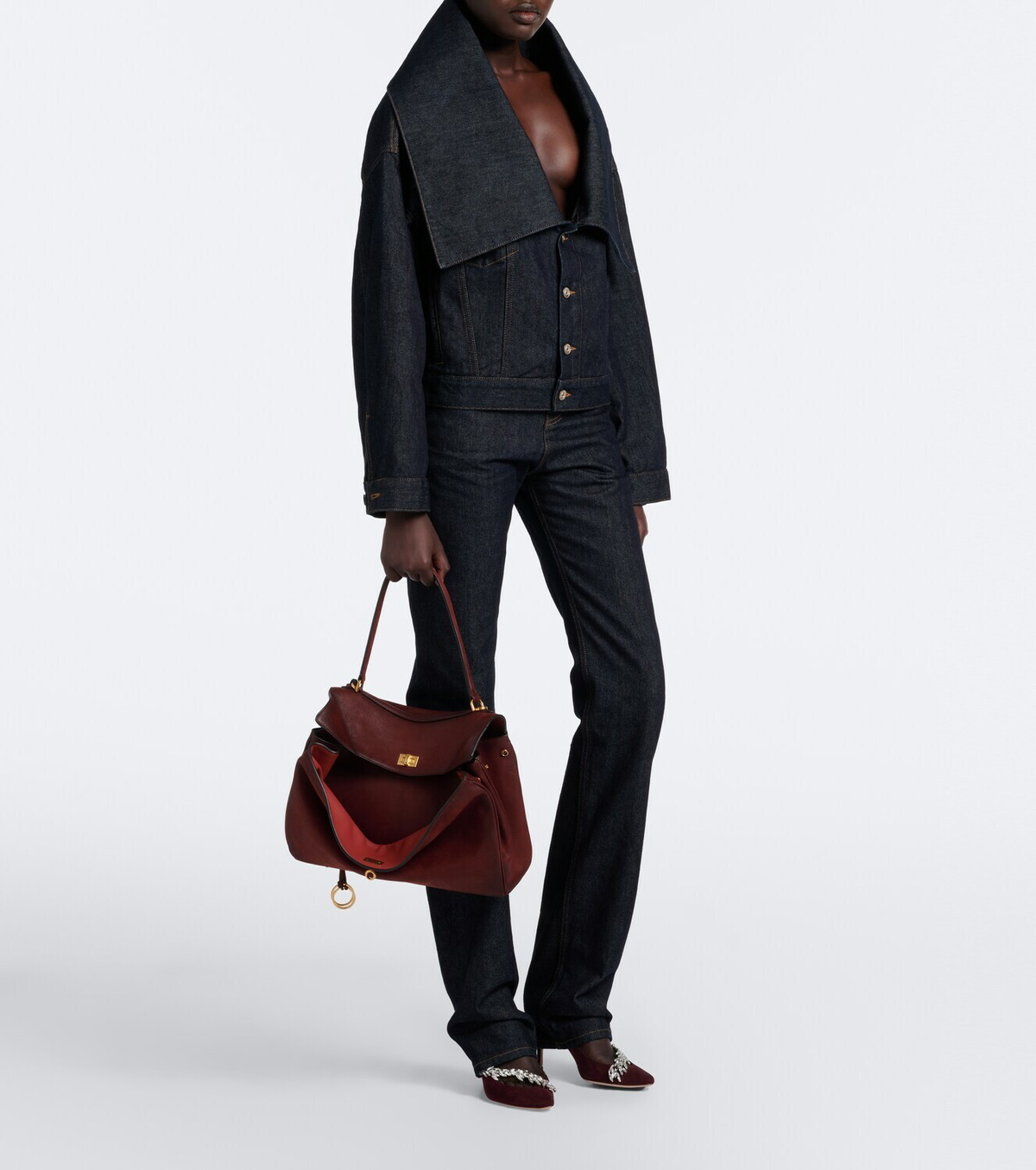 Balenciaga Rodeo Medium leather shoulder bag