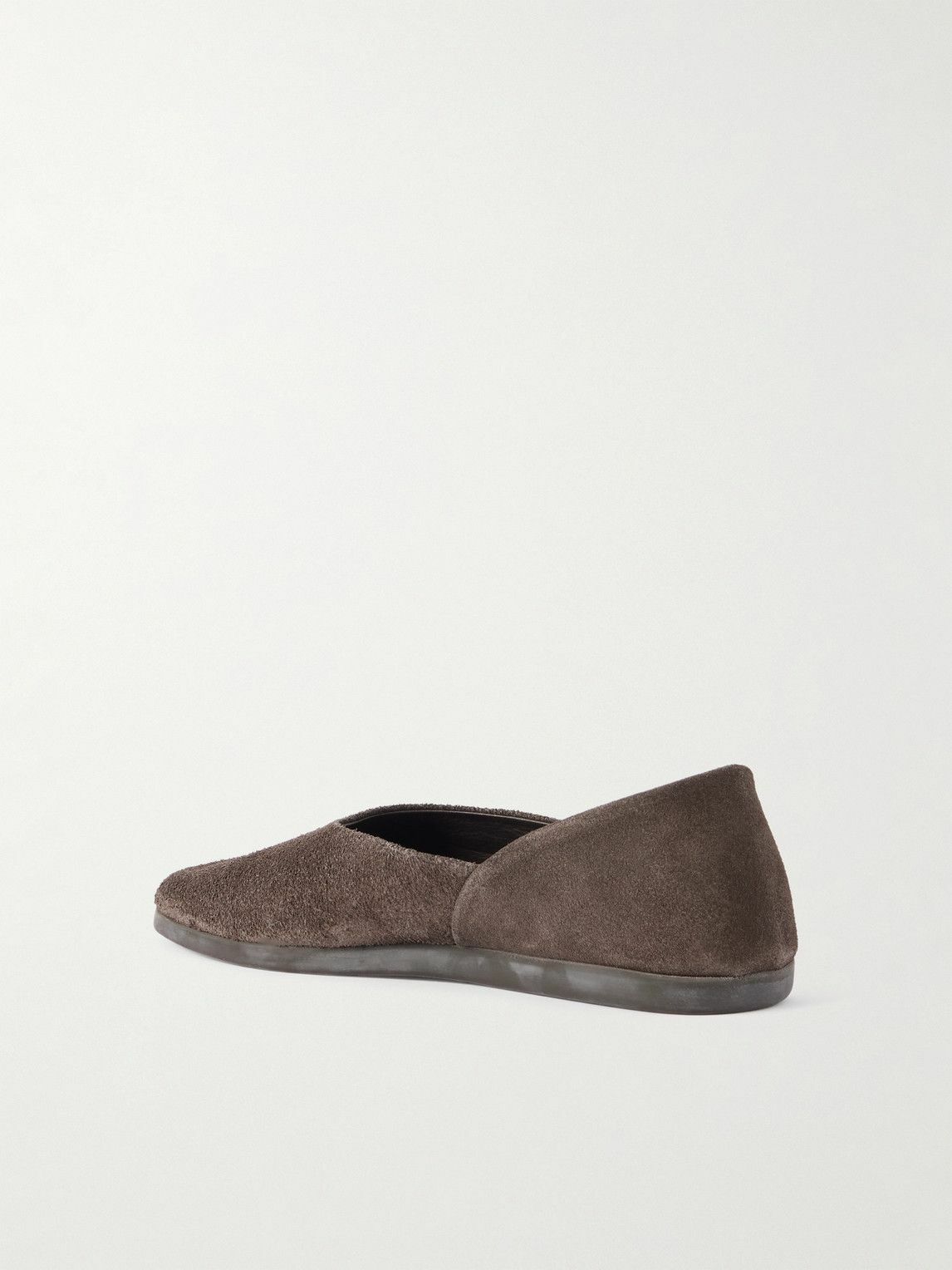 Stòffa - Suede Slippers - Brown