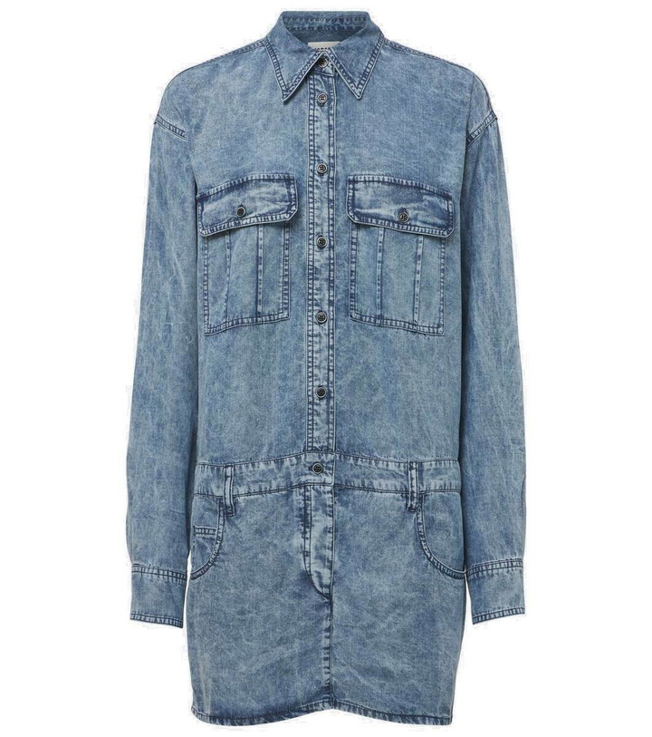 Photo: Marant Etoile Palvina denim shirt dress