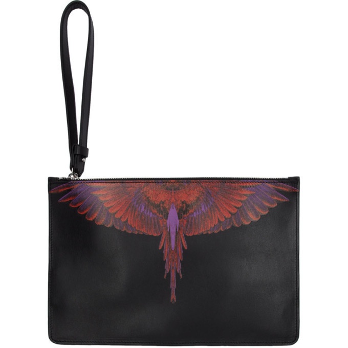 Photo: Marcelo Burlon County of Milan Black and Red Wings Pouch
