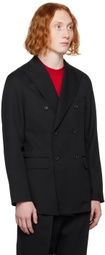RAINMAKER KYOTO Black Double-Breasted Blazer