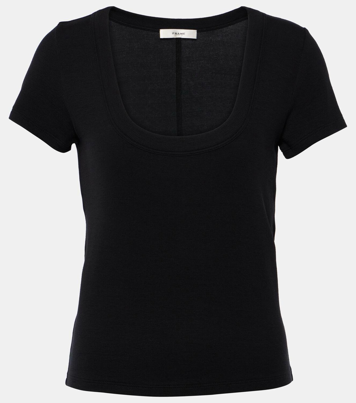 Frame Rib Baby Tee jersey top