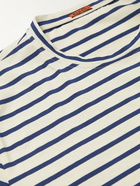 Barena - Giro Striped Stretch-Cotton Jersey T-Shirt - Blue