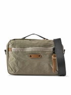 Master-Piece - Root S Leather-Trimmed Nylon Messenger Bag