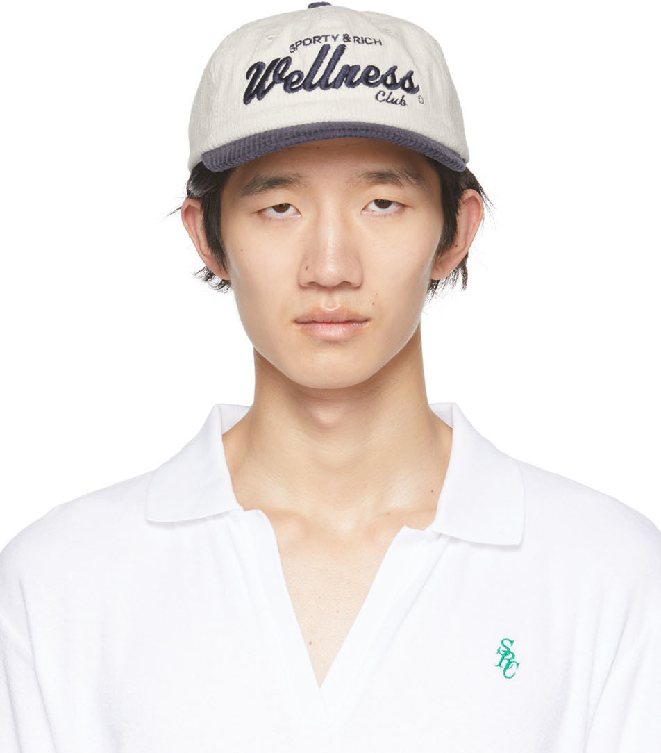 Sporty & Rich White Wellness Club Cap Sporty & Rich