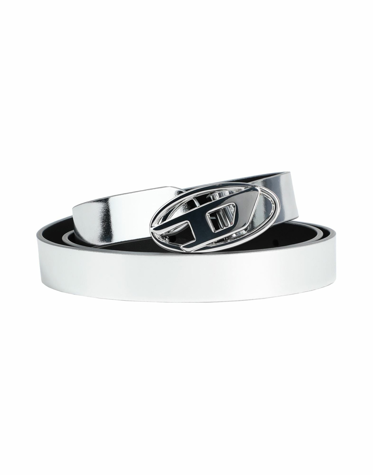 Diesel B-1dr 20 Womens Belt in Silver