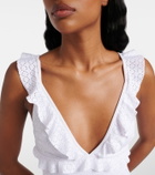Melissa Odabash Los Angeles ruffled swimsuit