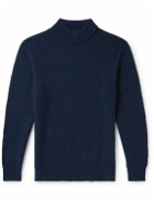 NN07 - Nick 6367 Merino Wool-Blend Mock-Neck Sweater - Blue