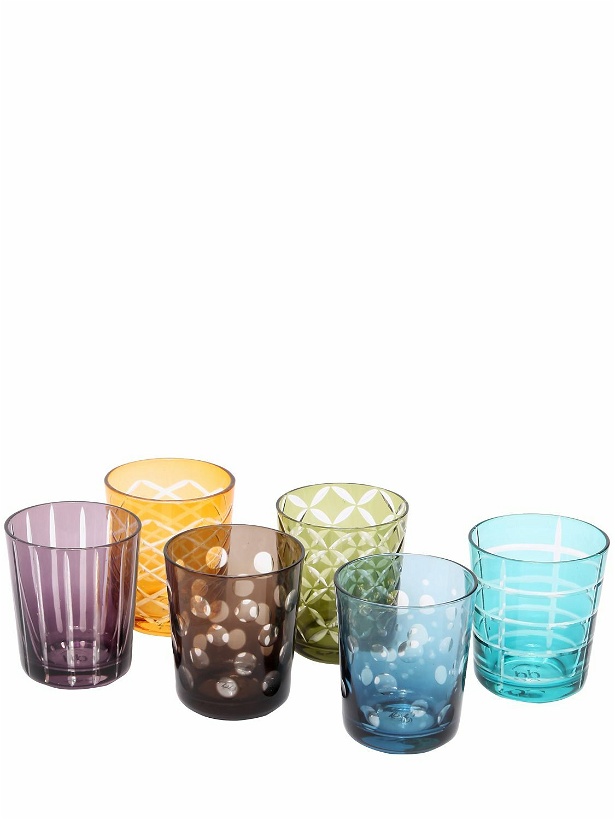 Photo: POLSPOTTEN - Set Of 6 Cutting Water Glasses