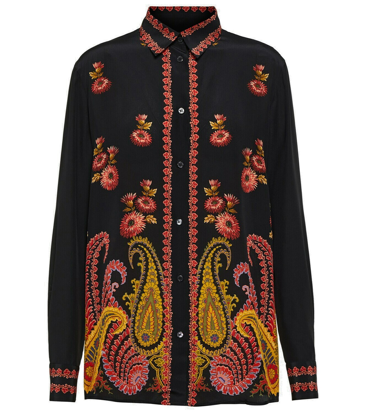 Etro Printed ramie tunic Etro