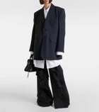 Vetements Pinstripe wool blazer
