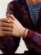 Luis Morais - Gold, Lapis Lazuli and Sapphire Beaded Bracelet