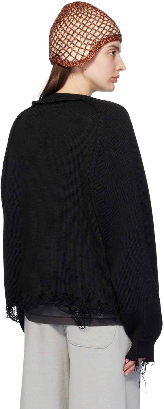 Doublet Black 2Way Sleeve Cardigan