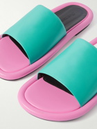 JW Anderson - Two-Tone Leather Slippers - Pink