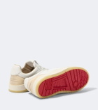 Christian Louboutin Bsktball 1 Retro suede and leather sneakers