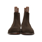 R.M. Williams Brown Suede Craftsman Chelsea Boots