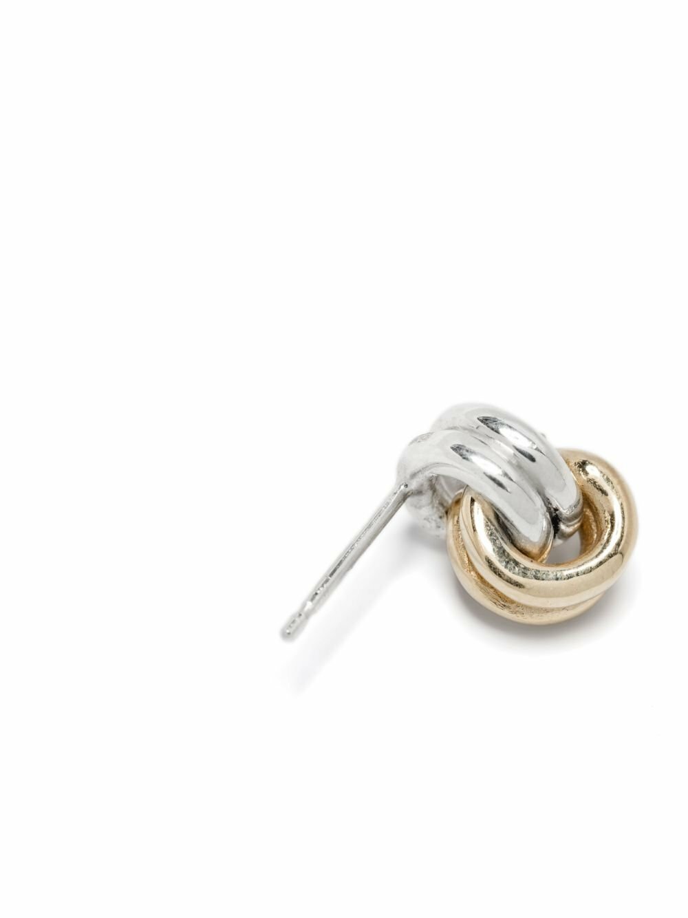 OUIE 14K Gold And Sterling Silver Keyring Single Earrings