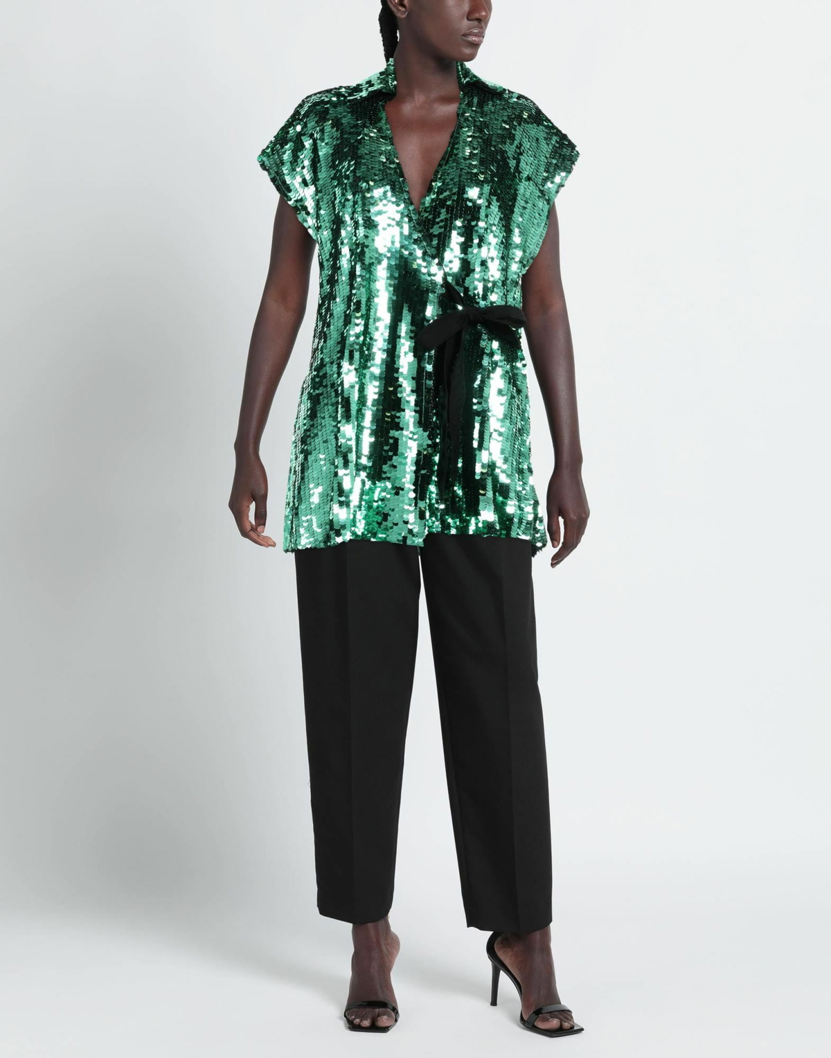 Erika Cavallini Womens Top Emerald in Green