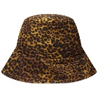 Dries Van Noten Men's Leopard Print Bucket Hat in Dessin A
