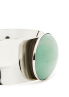 Jennifer Behr Johanna Rhodium-plated Cuff - Dark Green - One Size
