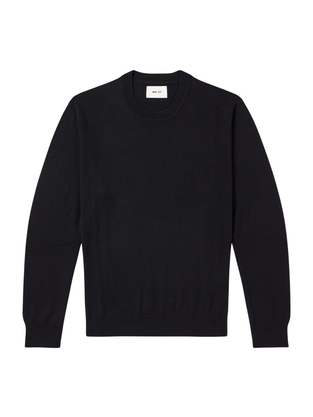 Photo: NN07 - Ted 6605 Wool Crewneck Sweater - Black