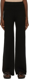 Max Mara Leisure Black Wool Lalla Lounge Pants