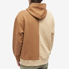 Tommy Jeans Men's Two Tone Popover Hoodie in Beige