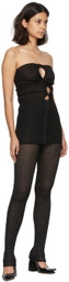 A. ROEGE HOVE Black Cotton & Nylon Leggings