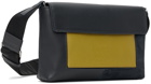 Paul Smith Navy Contrast Panel Crossbody Bag