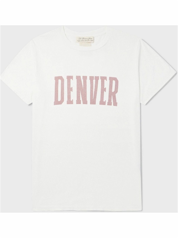 Photo: Remi Relief - Denver Printed Cotton-Jersey T-Shirt - White