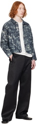 Taiga Takahashi Indigo & Off-White Lot. 703 Denim Jacket