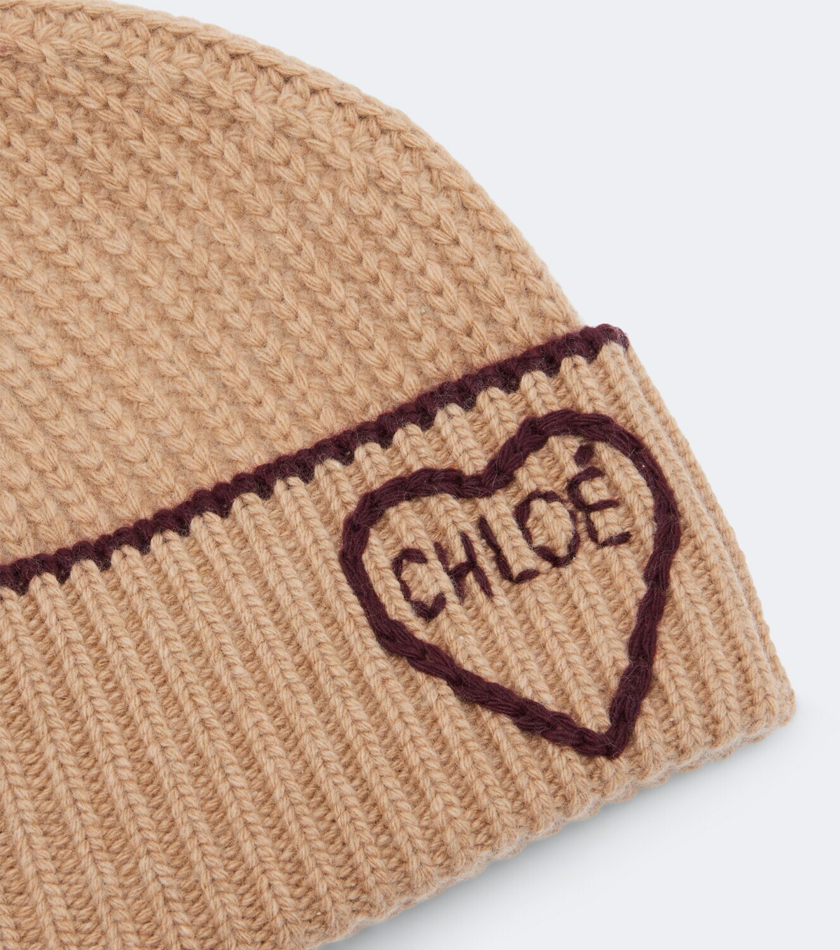 Chloé Chloé Encœur wool and cashmere beanie