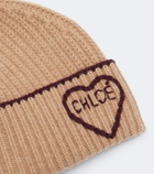 Chloé Chloé Encœur wool and cashmere beanie