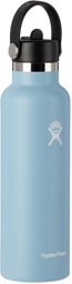 Hydro Flask Blue Standard Mouth Insulated Water Bottle, 21 oz