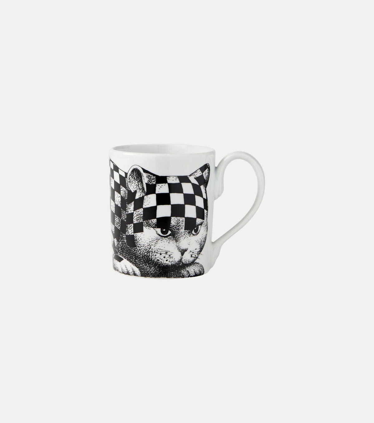 Fornasetti High Fidelity porcelain mug