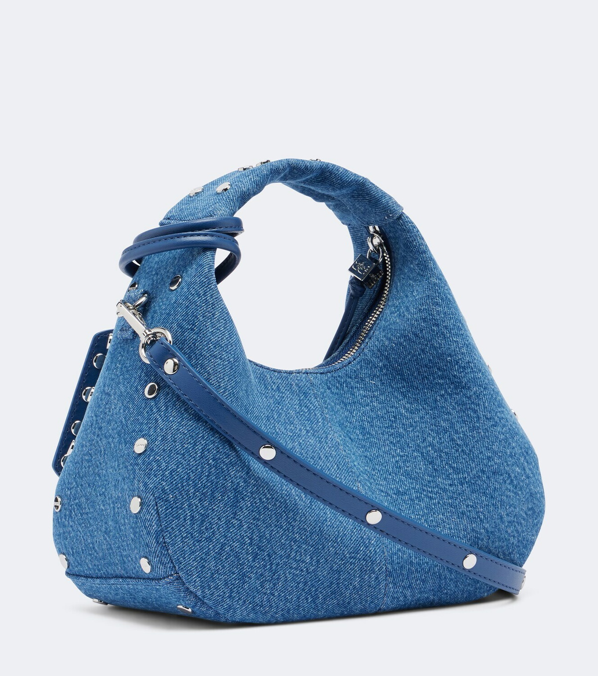 Ganni Mini denim tote bag