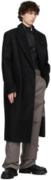 MISBHV Black Wool 90's NY Coat