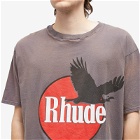Rhude Men's Eagle Logo T-Shirt in Vintage/Grey
