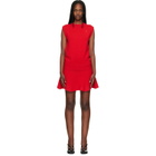 Stefan Cooke Red Knitted Tank Minidress