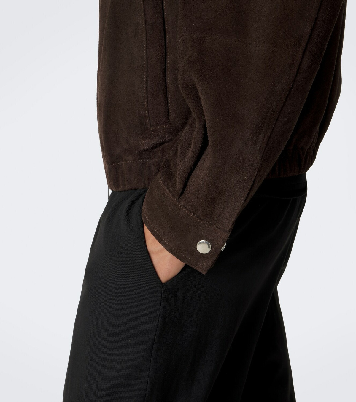 Arma Maddox suede blouson jacket